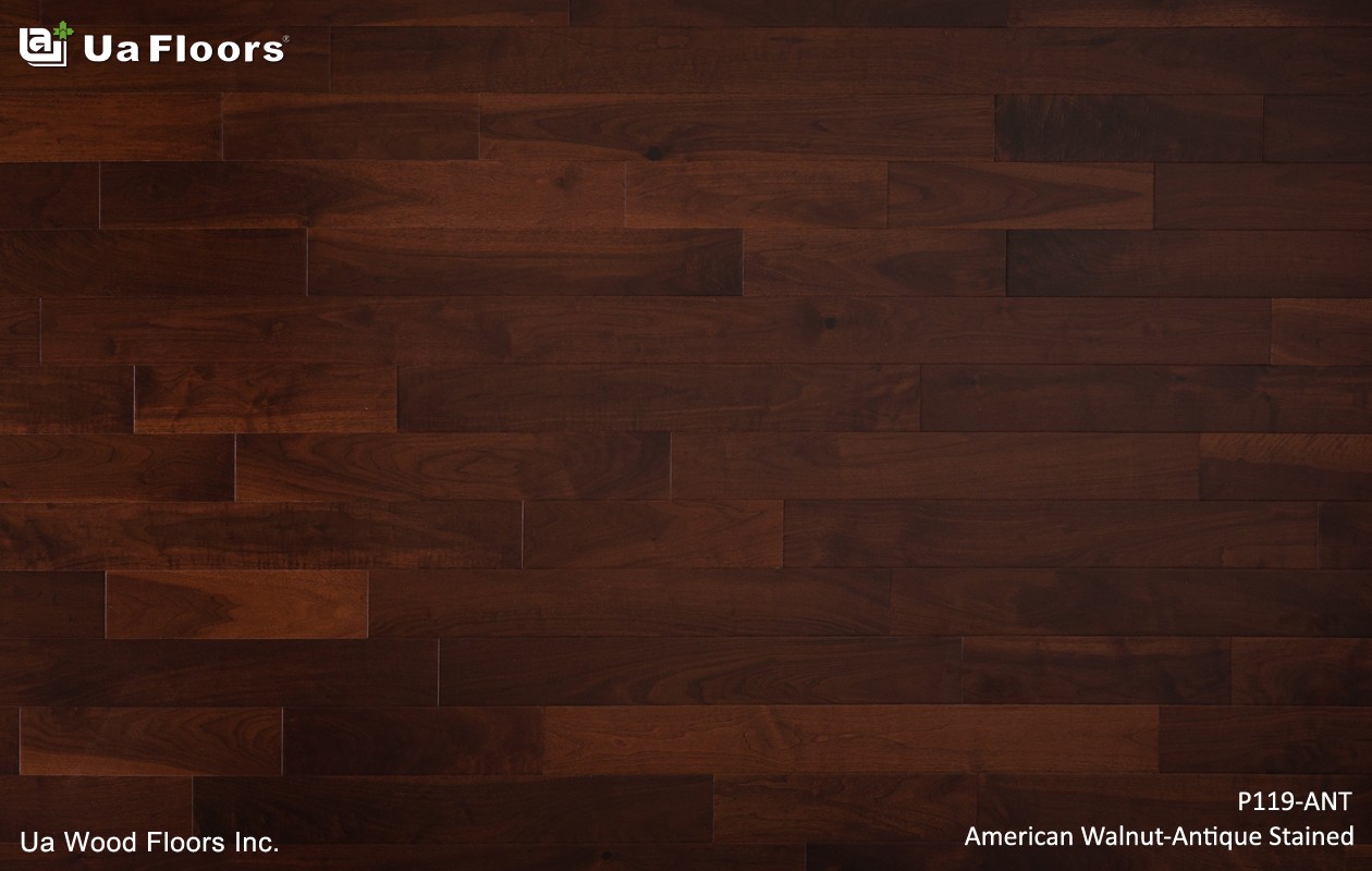 Ua Floors - PRODUCTS|American Walnut_Antique Stained Engineered Hardwood Flooring