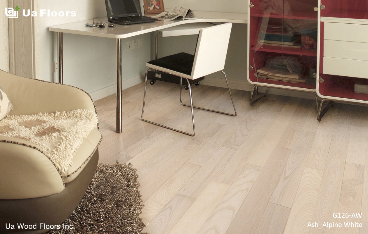 Ua Floors - PRODUCTS|Ash-Alpine White Engineered Hardwood Flooring